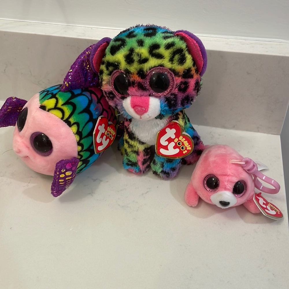 Pack of 3 beanie boos